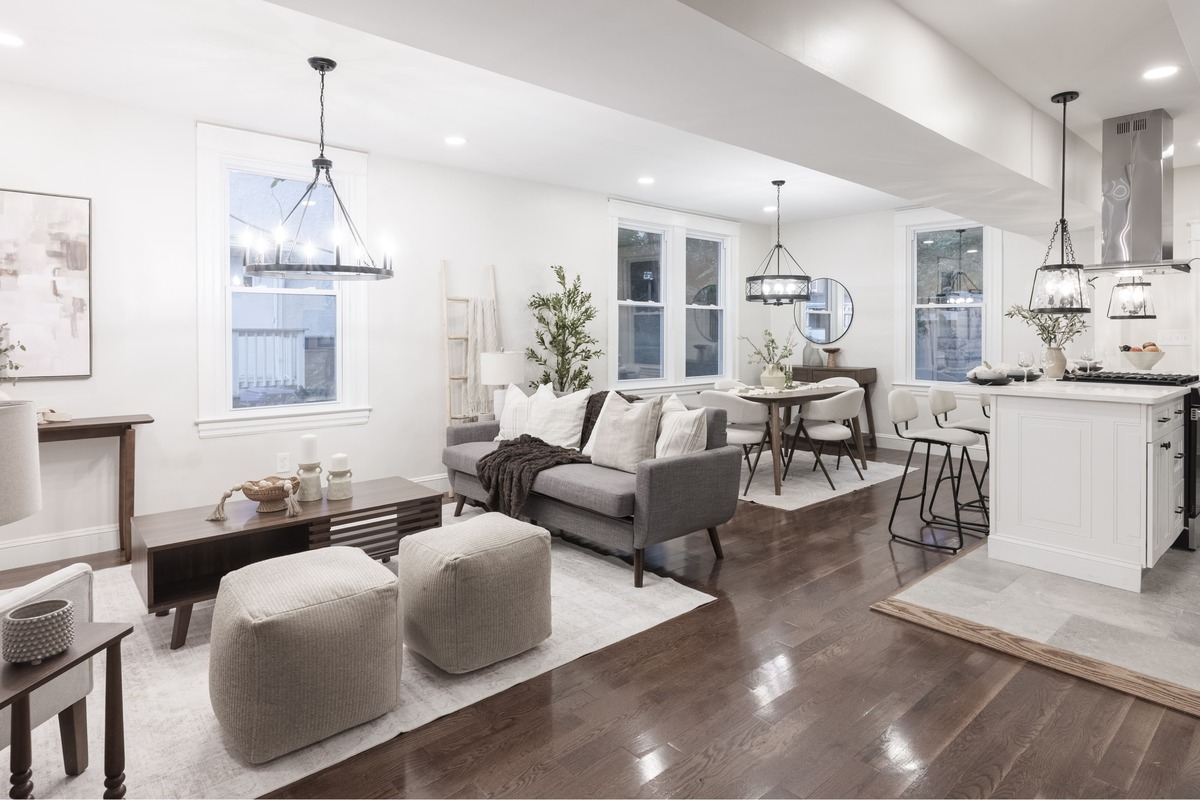 Elegant occupied home interior styled by MHS
